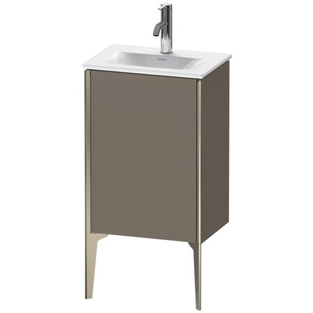 Xviu Floor Standing Vanity Unit Flannel Gray Satin Matt